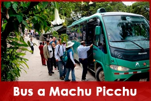 Bus a Machu Picchu