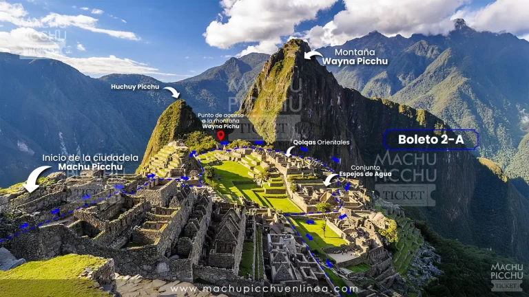 Machu Picchu boleto 2-A, ciudadela Inca clásica