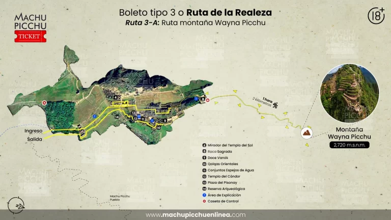 Machu Picchu boleto 3-A ciudad baja más montaña Wayna Picchu