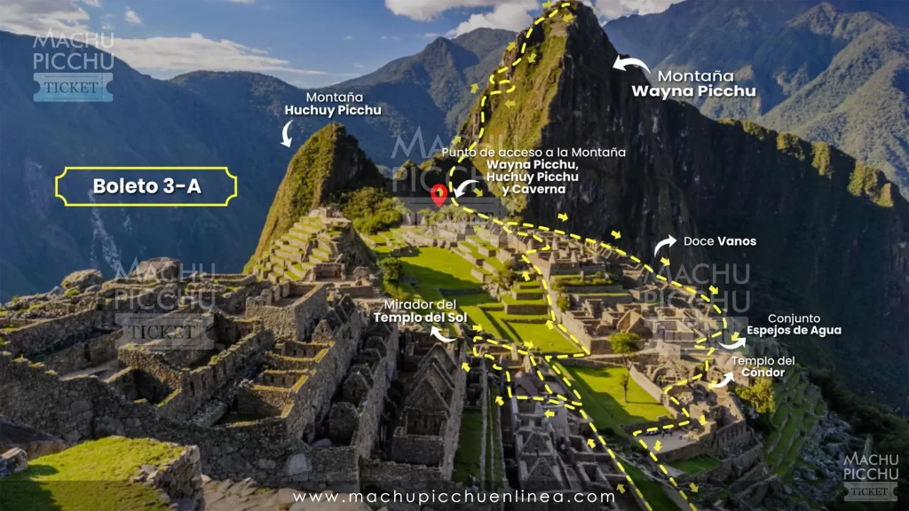 Machu Picchu boleto 3-A ciudad baja más Montaña Wayna Picchu