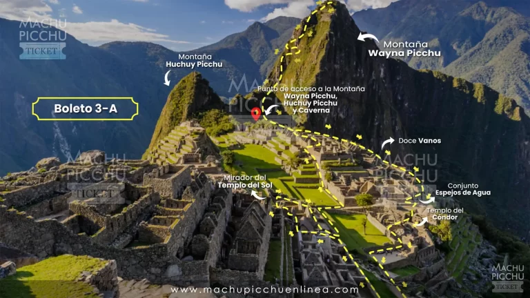 Machu Picchu boleto 3-A ciudad baja más Montaña Wayna Picchu