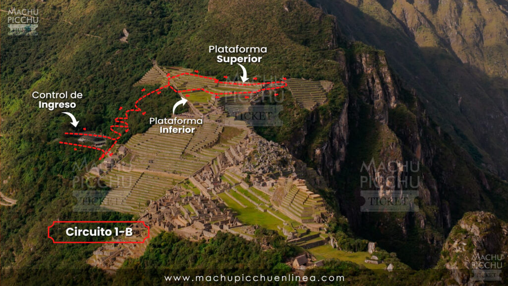 Machu Picchu Circuito 1B Solo Terraza Superior