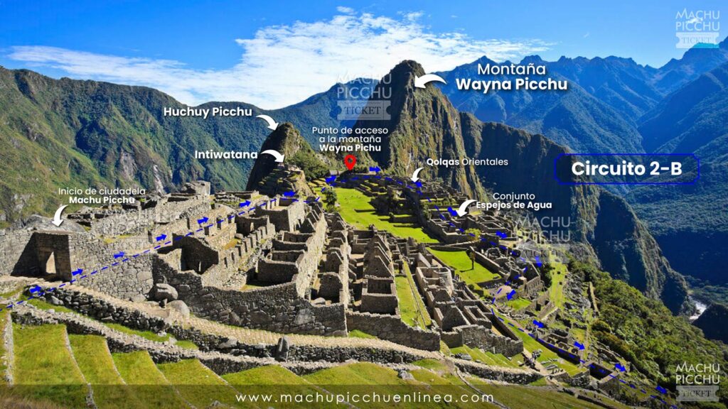 Machu Picchu circuito-2-B Ciudadela Inca con terraza inferior