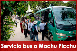 Servicio de Bus a Machu Picchu